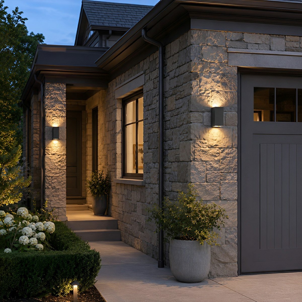 Modern Minimalist Outdoor LED Waterproof Exterior Wall Light for Courtyard Fence - Flare Shack