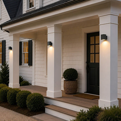 Modern Minimalist Outdoor LED Waterproof Exterior Wall Light for Courtyard Fence