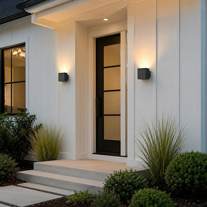 Modern Minimalist Outdoor LED Waterproof Exterior Wall Light for Courtyard Fence