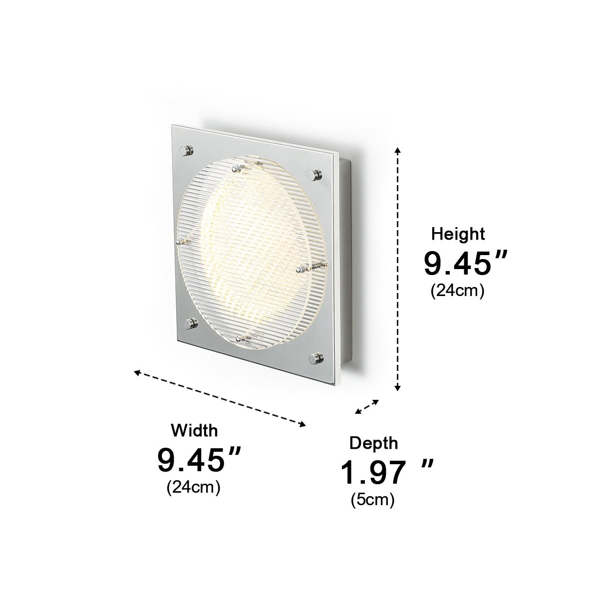 Modern Minimalist Oval LED Wall Sconce Stainless Steel Cage Wall Light