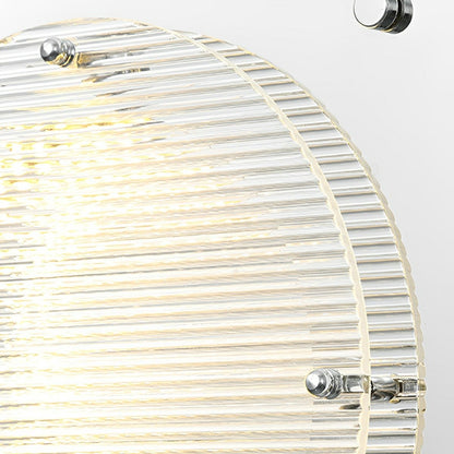 Modern Minimalist Oval LED Wall Sconce Stainless Steel Cage Wall Light