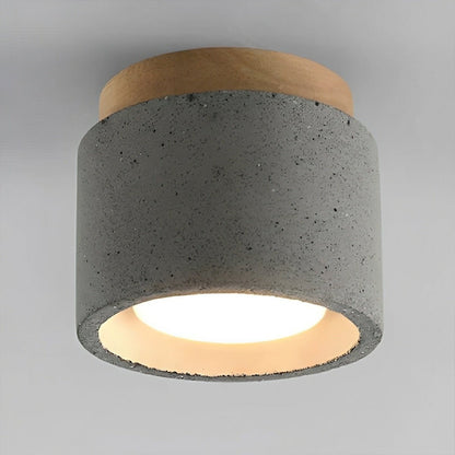 Modern Minimalist Round Concrete LED Ceiling Lights