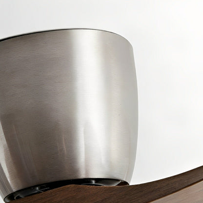 Modern Minimalist Sculptural DC Motor Reverse Ceiling Fan