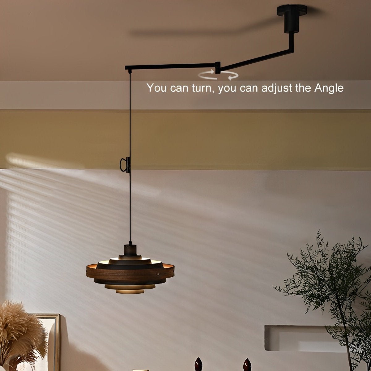Modern Minimalist Shaded Drum Pendant Light - Flare Shack