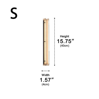 Modern Minimalist Slim Vertical LED Linear Wall Sconce