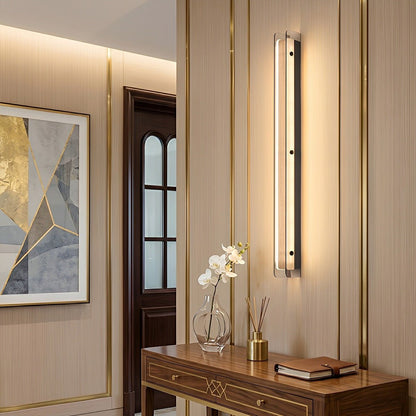 Modern Minimalist Slim Vertical LED Linear Wall Sconce