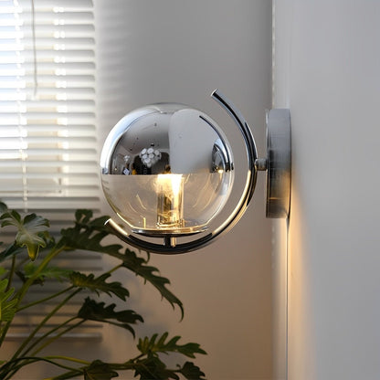 Modern Minimalist Space age Silver Wall Sconces Lights - Flare Shack