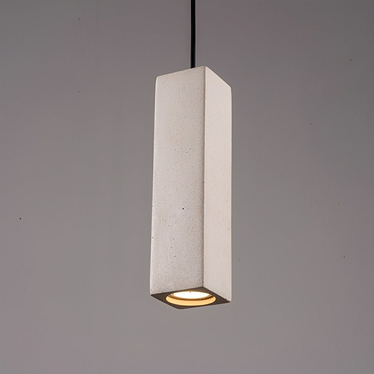 Modern Minimalist Square Cement LED Pendant Lights - Flare Shack