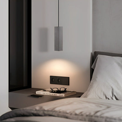 Modern Minimalist Square Cement LED Pendant Lights - Flare Shack