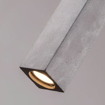 Modern Minimalist Square Concrete LED Pendant Lights