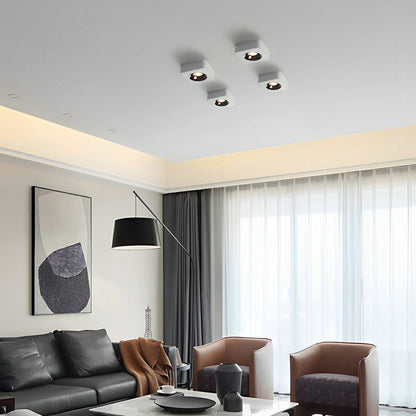 Modern Minimalist Square LED Indoor Ceiling Spot Light - Flare Shack