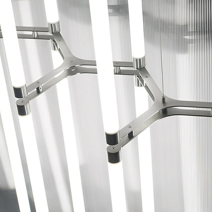 Modern Minimalist Three Forks Long Strip LED Pendant Lights