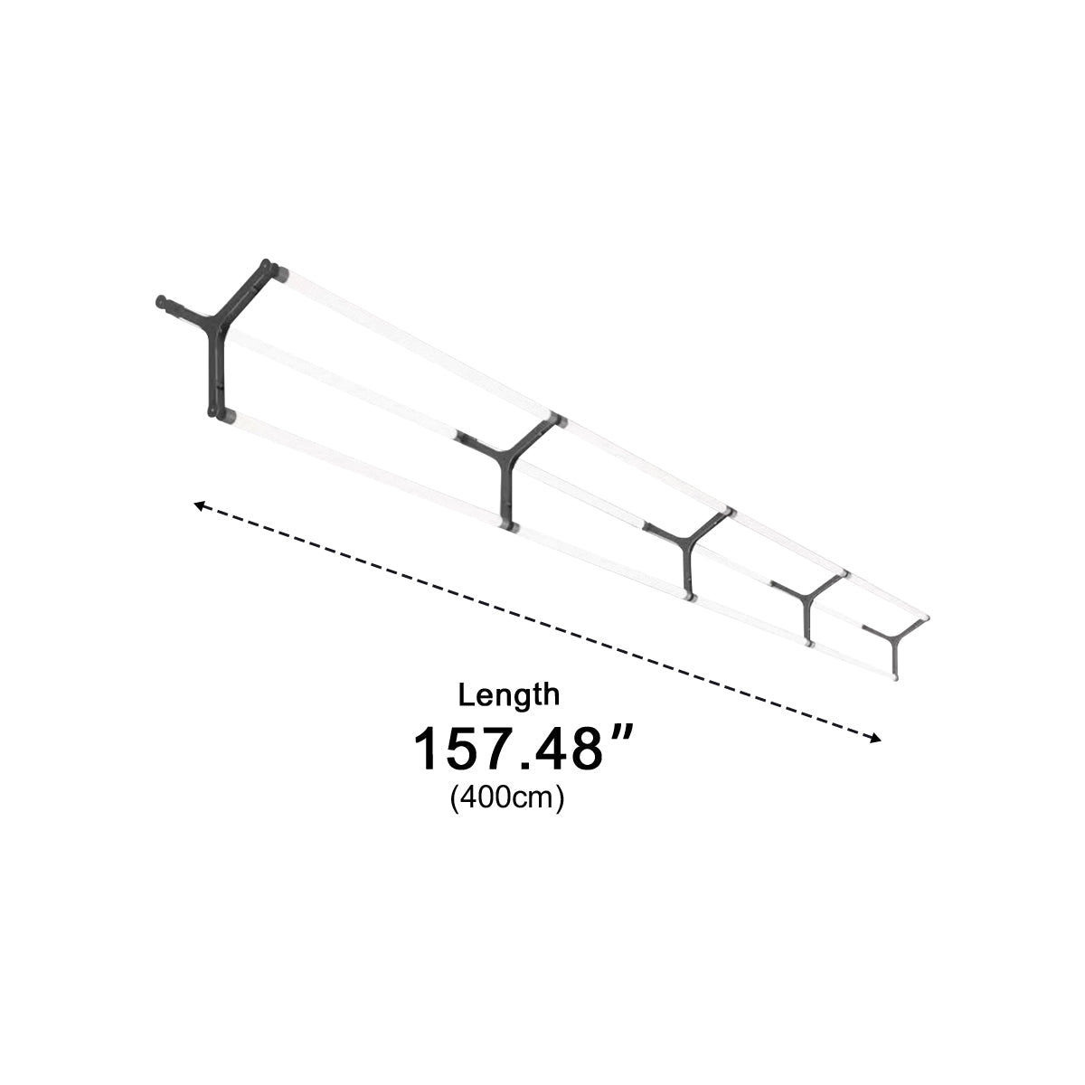 Modern Minimalist Three Forks Long Strip LED Pendant Lights