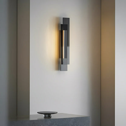 Modern Minimalist Tiered Glass LED Wall Sconce - Flare Shack
