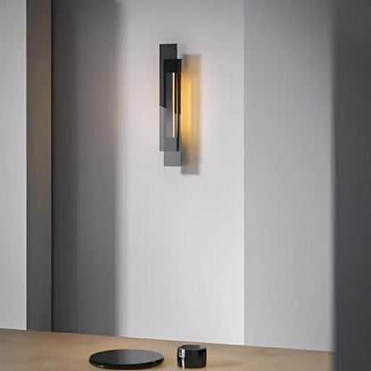 Modern Minimalist Tiered Glass LED Wall Sconce - Flare Shack