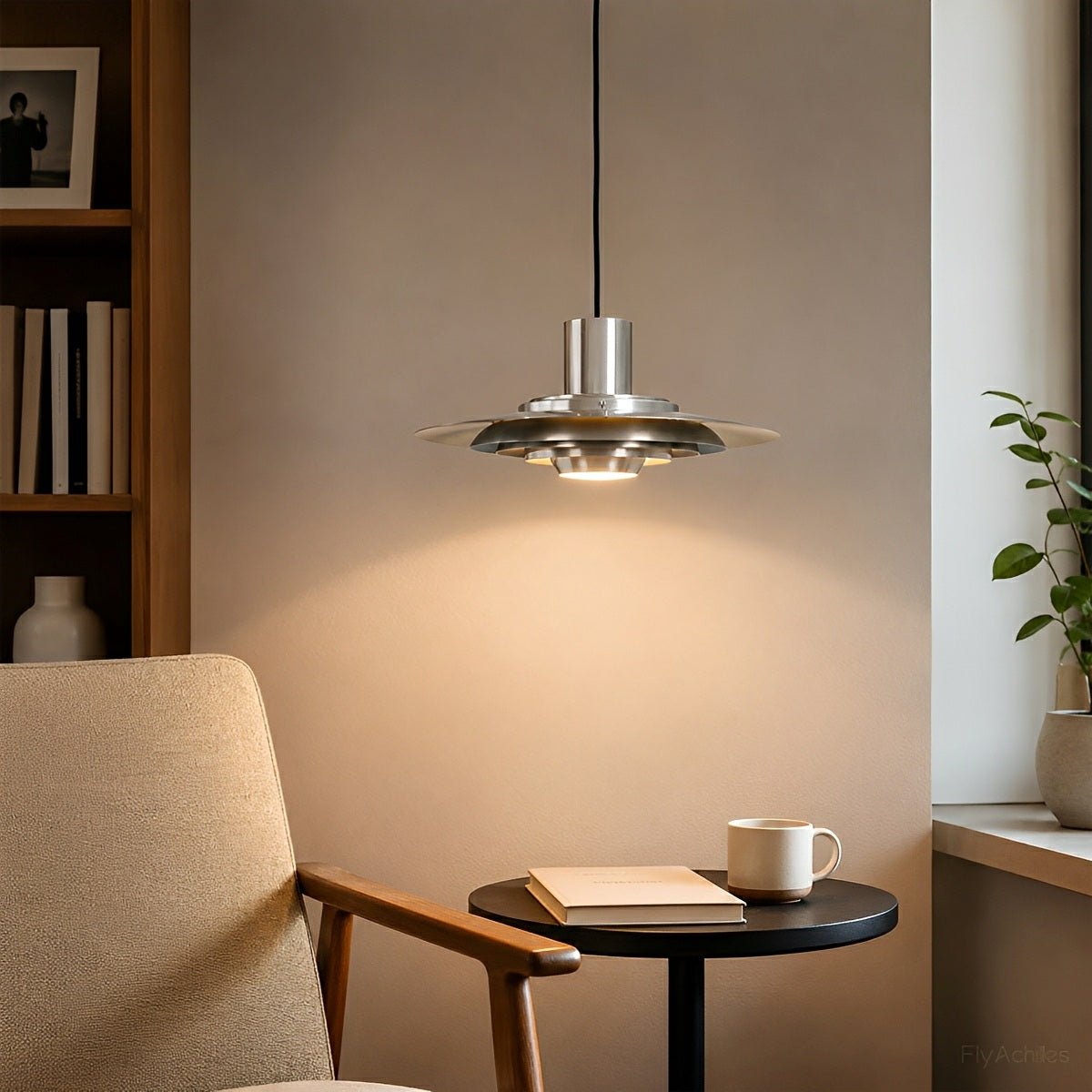 Modern Minimalist UFO Silhouette LED Pendant Light - Flare Shack