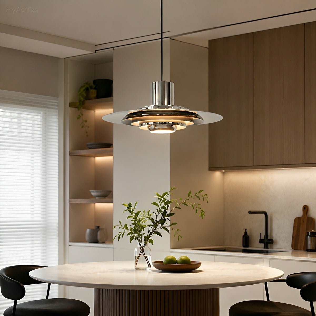 Modern Minimalist UFO Silhouette LED Pendant Light - Flare Shack