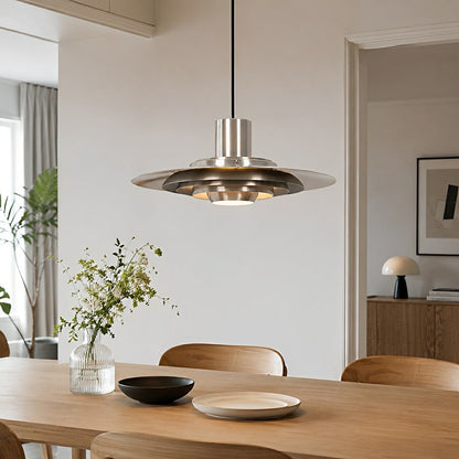 Modern Minimalist UFO Silhouette LED Pendant Light
