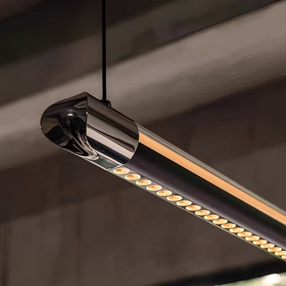 Modern Minimalist Up&Down Dimmable Long Strip LED Pendant Lights