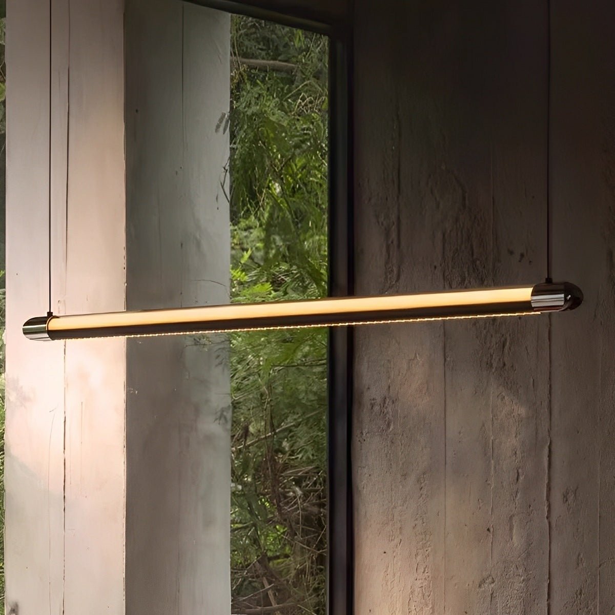 Modern Minimalist Up&Down Dimmable Long Strip LED Pendant Lights - Flare Shack