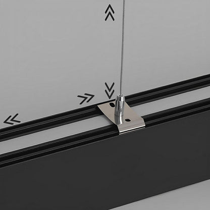 Minimalist Up&Down Linear LED Strip Office Suspended Pendant Lights
