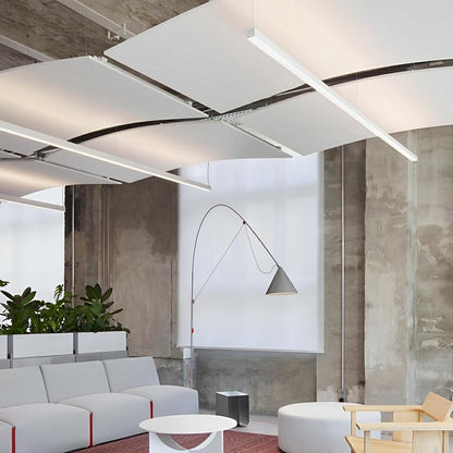 Modern Minimalist Up&Down Linear LED Strip Office Ceiling Pendant Lights - Flare Shack