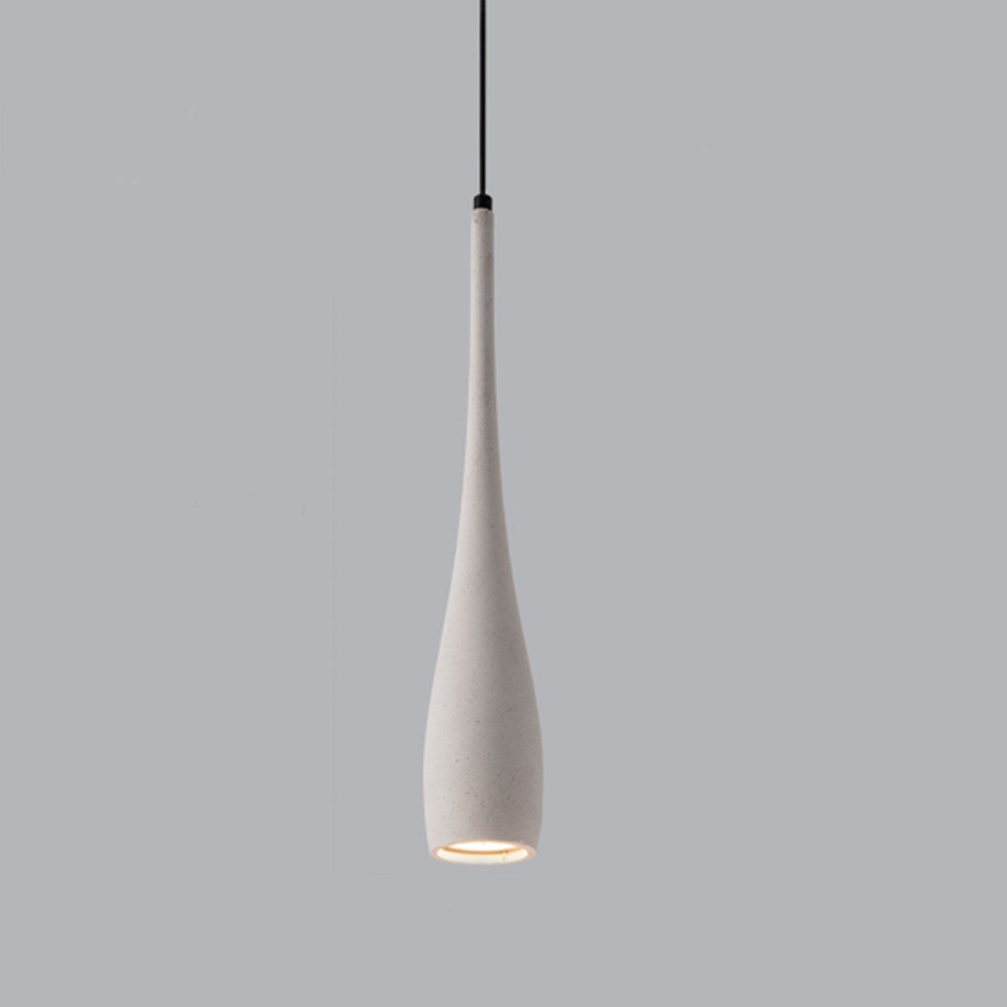 Modern Minimalist Water Drop Indoor Cement LED Pendant Lights - Flare Shack