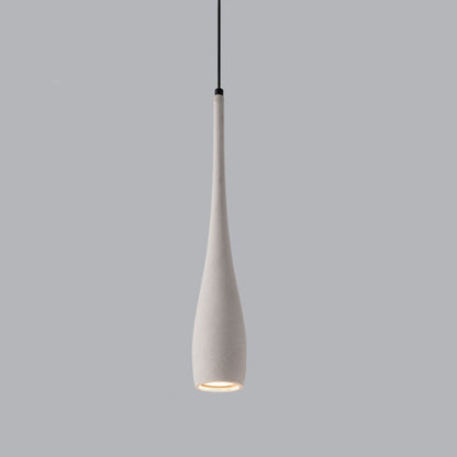 Modern Minimalist Water Drop Indoor Cement LED Pendant Lights - Flare Shack