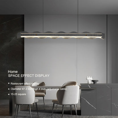 Modern Minimalist Water Wave Round Pendant Light - Flare Shack
