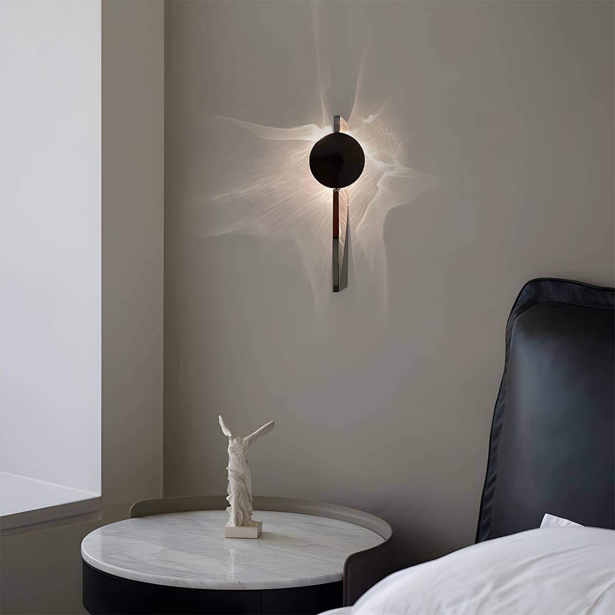 Modern Minimalist Water Waves Rotatable LED Wall Sconce - Flare Shack