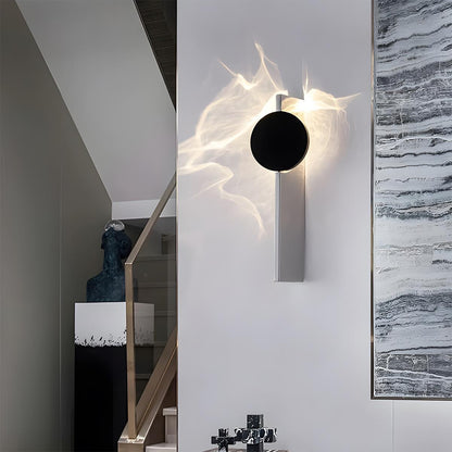 Modern Minimalist Water Waves Rotatable LED Wall Sconce