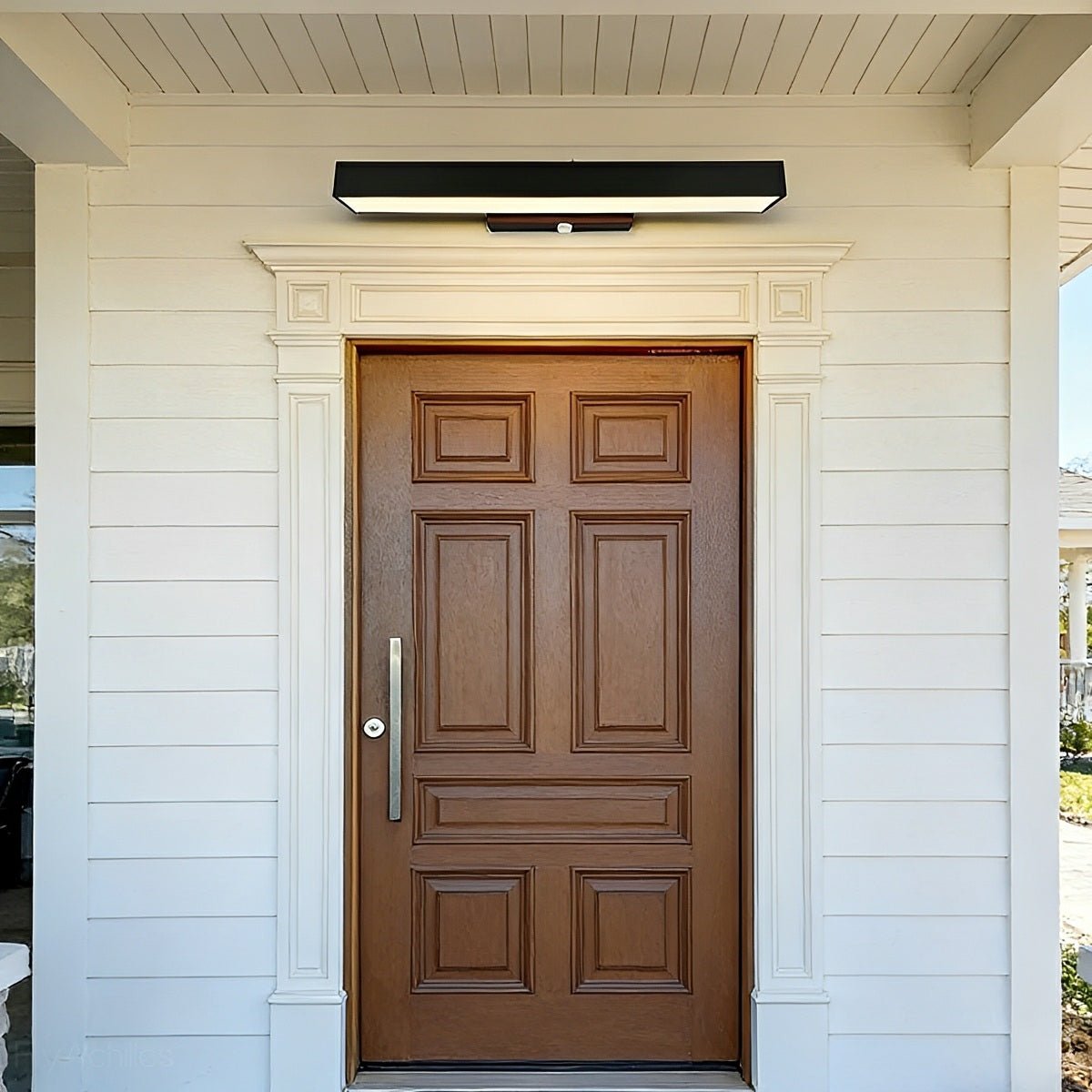 Modern Minimalist Waterproof Outdoor Black Dimmable Wall Sconce - Flare Shack