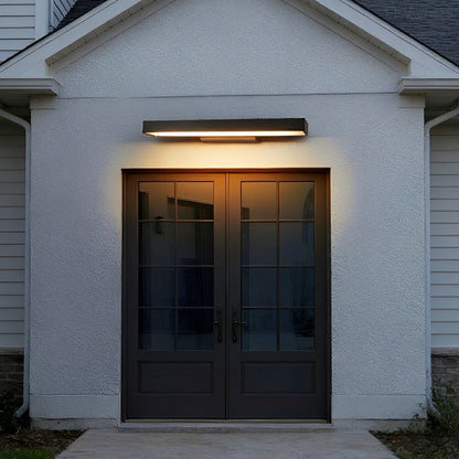 Modern Minimalist Waterproof Outdoor Black Dimmable Wall Sconce - Flare Shack