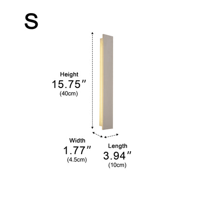 Modern Minimalist Waterproof Outdoor Concrete LED Porch Lights