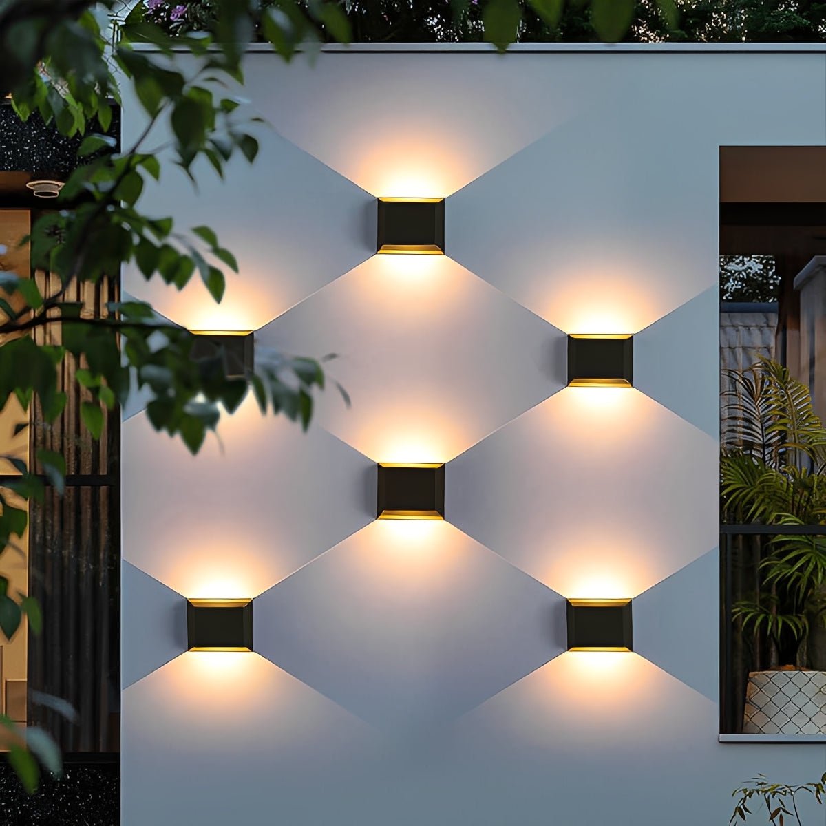 Modern Minimalist Waterproof Rectangular LED Wall Light - Flare Shack