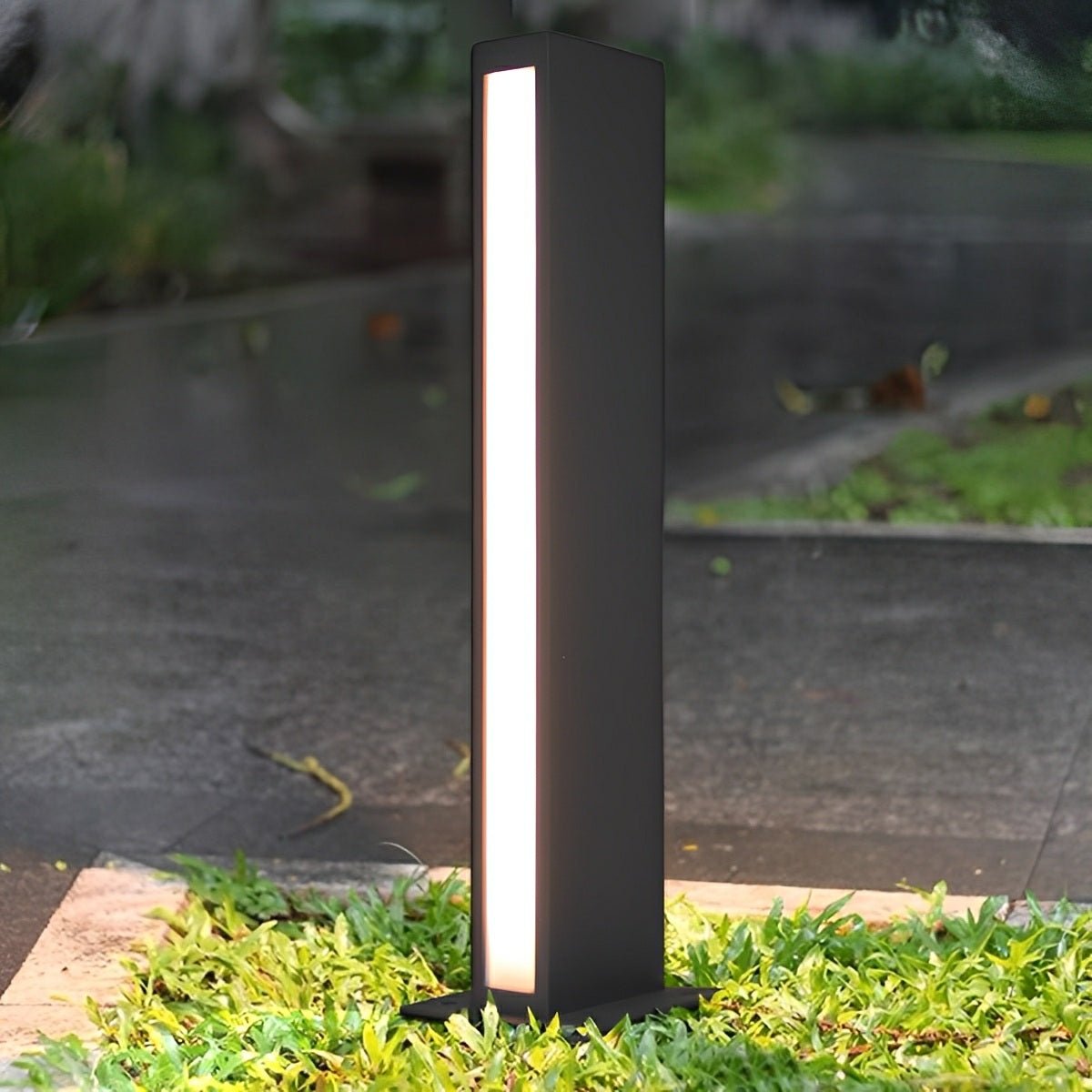 Modern Minimalist Waterproof Rectangular Outdoor LED Lawn Pathway Lights - Flare Shack