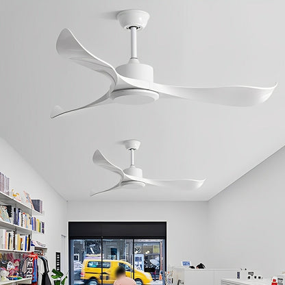 Modern Minimalist Wing - inspired Blade DC Motor Reverse Ceiling Fan - Flare Shack