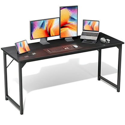Modern Minimalist Wood Computer Desk for Home Office