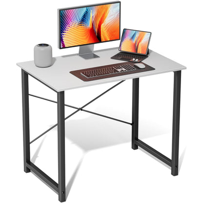 Modern Minimalist Wood Computer Desk for Home Office