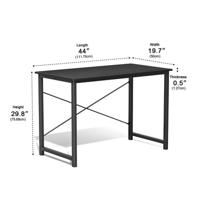 Modern Minimalist Wood Computer Desk for Home Office