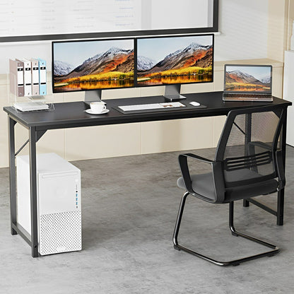 Modern Minimalist Wood Computer Desk for Home Office - Flare Shack