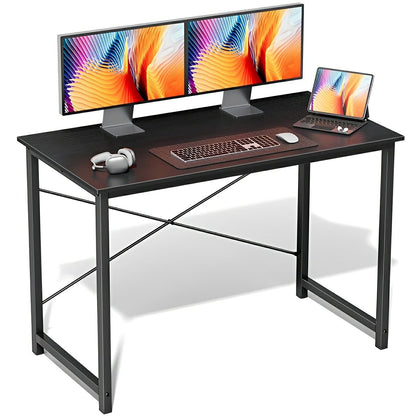 Modern Minimalist Wood Computer Desk for Home Office