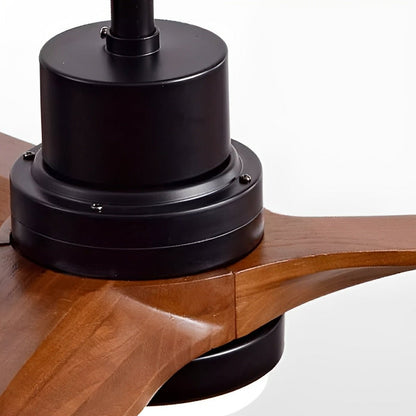 Modern Minimalist Wood DC Motor Reverse Ceiling Fan