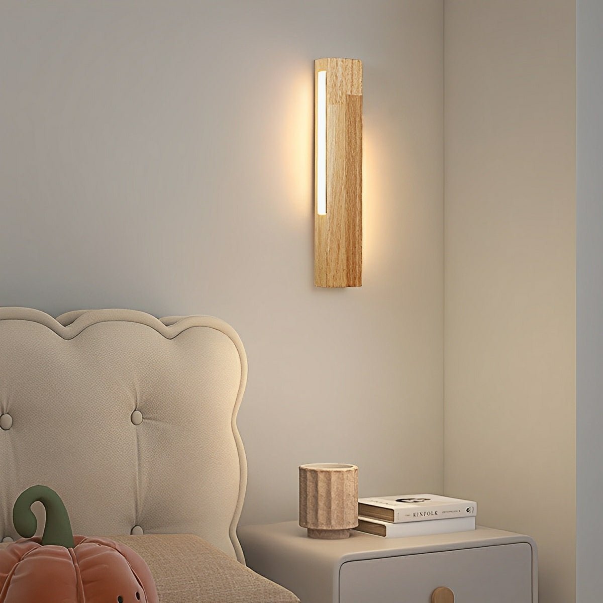 Modern Minimalist Wood Double - Sided Lighting LED Long Strip Indoor Wall Sconce - Flare Shack