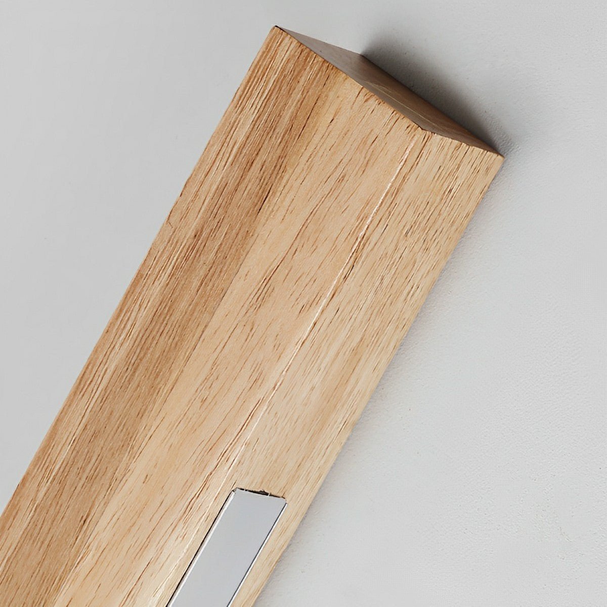 Modern Minimalist Wood Double-Sided Lighting LED Long Strip Indoor Wall Sconce