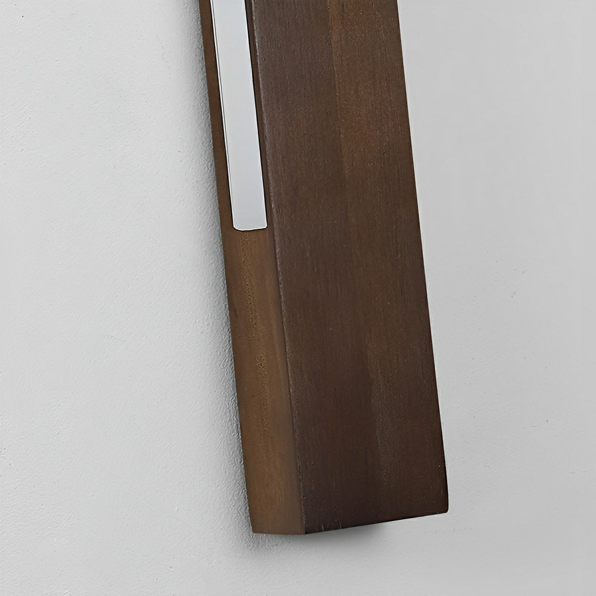 Modern Minimalist Wood Double-Sided Lighting LED Long Strip Indoor Wall Sconce