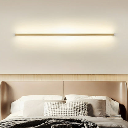 Modern Minimalist Wood Up&Down LED Long Strip Indoor Wall Sconce - Flare Shack