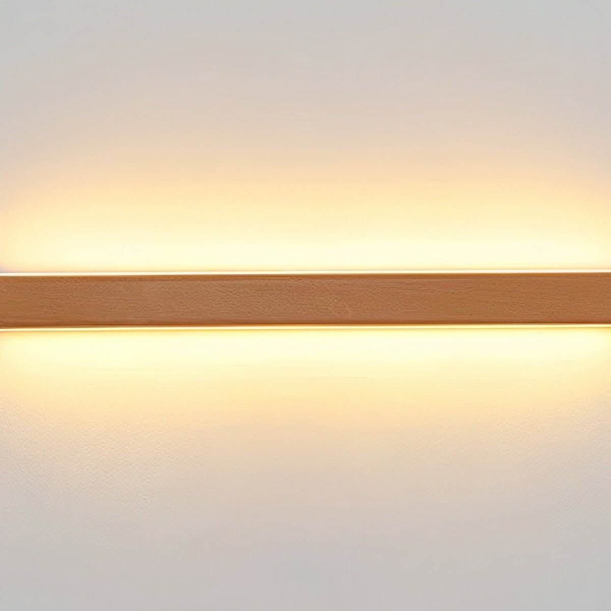Modern Minimalist Wood Up&Down LED Long Strip Indoor Wall Sconce