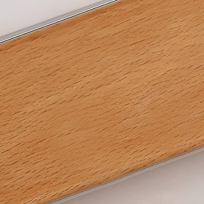 Modern Minimalist Wood Up&Down LED Long Strip Indoor Wall Sconce