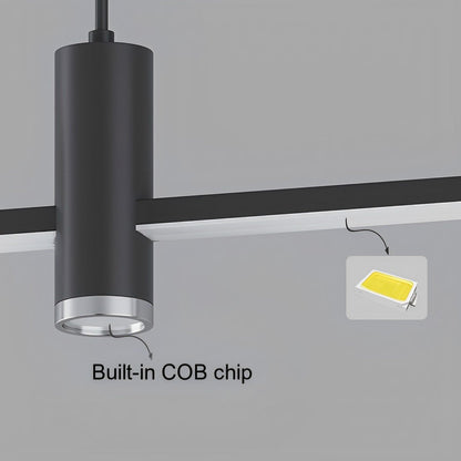 Dimmable Modern MinimalistLED Long Strip Indoor Pendant Lights